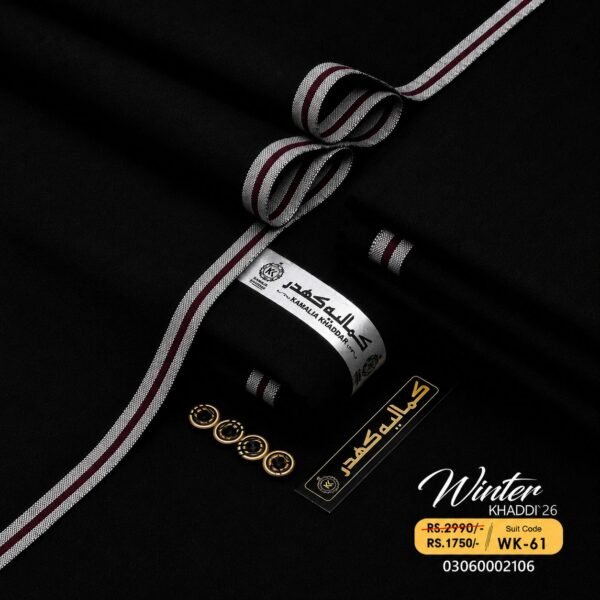 Winter Khaddi | Jet Black WK-61
